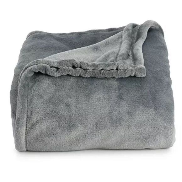 The Big One Oversized Supersoft Plush Blanket Gray Size Twin XL New In Package - Picture 1 of 1